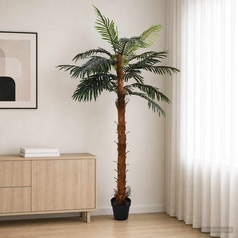 vidaXL Albero di Cocuspalm Artificiale Verde 70 x 20 x 200 cm