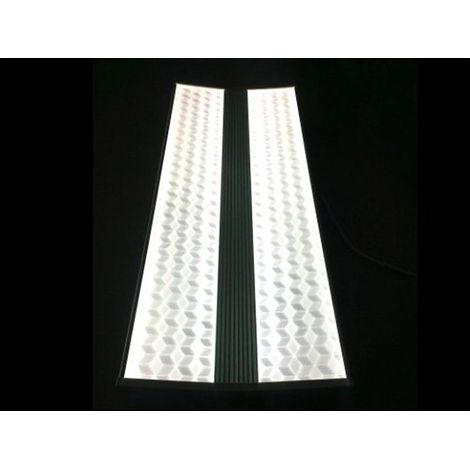 Pannello Led Rettangolare A Sospensione 60W 120X30 Stile Moderna Con Curva