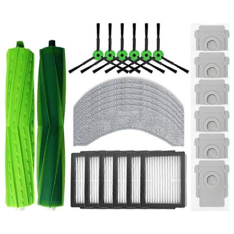 BARKBUSTERS Accessoires pour sac à poussière, tambour et brosse latérale pour aspirateur robot iRobot Roomba Combo J7+/Roomba Combo J9+ (1/5)