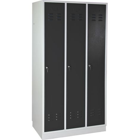 ADB Umkleideschrank Kleiderspind Garderobenschrank Stahlspind 1775x890x500 mm (1/5)