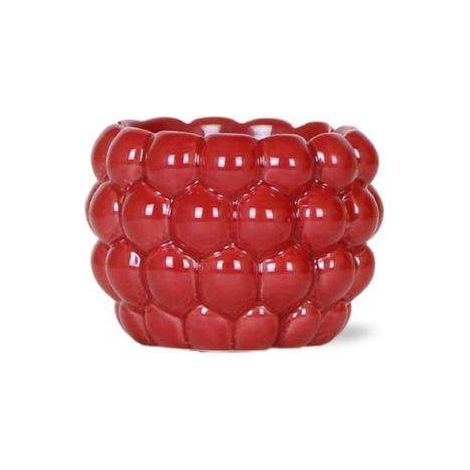 Cache-pot en Céramique Rouge pour Petite Plante et Décoration d'Intérieur Ø 6 cm - PANGIVO (1/3)