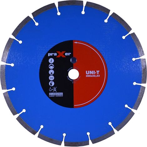Disco diamantato UNI-T PRAXER da 300 mm