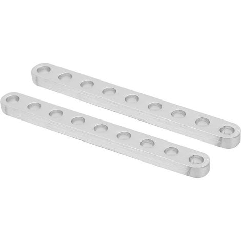 1 Paar 3102‑0009‑0072 Flachträger 9 Löcher 4 x 8 x 72 mm Zubehör für Roboterstrukturen