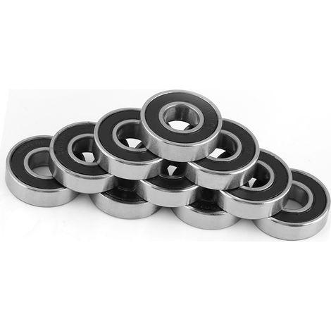 10 roulements à billes à gorge profonde durables, polyvalents et étanches en caoutchouc 60012RS (12x28x8mm) (1/5)