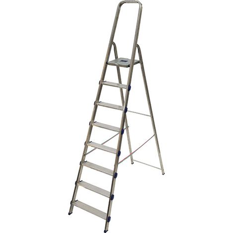 Escabeau 8 marches - Hauteur max. de travail 3.57m - GLD/8