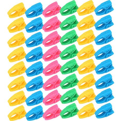 48 pièces clips en silicone pour canette, organiseur de fil, pince économiseur de filetage, accessoires de couture multifonction (1/5)