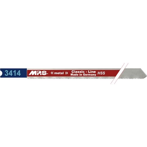 2 Lames scie Sauteuse HSS (pour acier/metal) dents fraisées avoyées 110/132Mm - 1.2mm