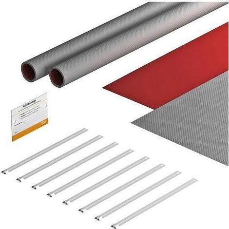 OBO Bettermann Kit de bandage pour photovoltaïque 550x380 Matériau intumescent gris / rouge, 7203150