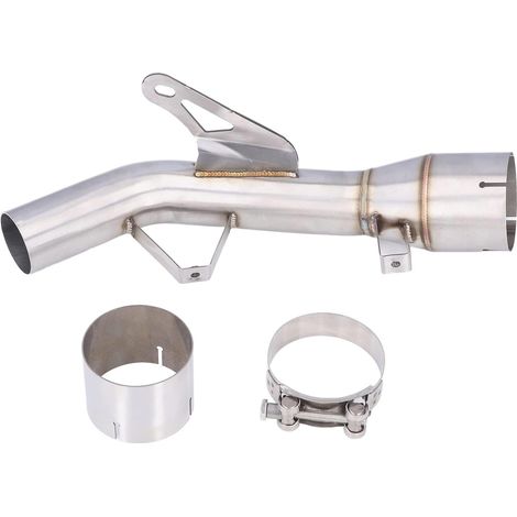 Tuyau Intermédiaire D'échappement de Moto, Remplacement du Tube Intermédiaire D'échappement Résistant à la Chaleur en Acier Inoxydable 304 pour Z900 2017 2018 2019 2020 2021 (1/5)
