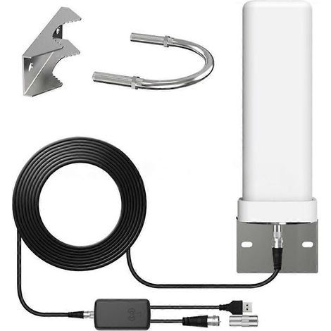 Antenne TV numérique extérieure HD TV 4K 1080P ATSC Amplificateur (1/5)