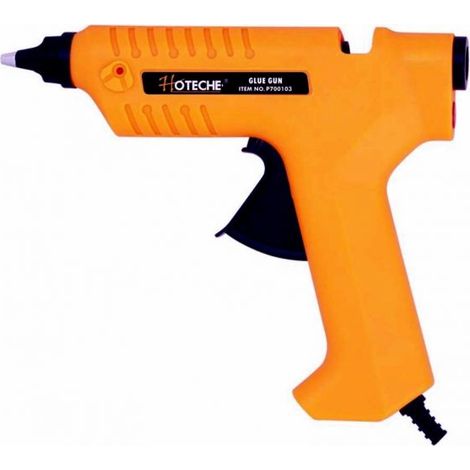 Pistola per Colla a Caldo incollatrice Termocollante 80W con 2 Stick di colla (1/4)
