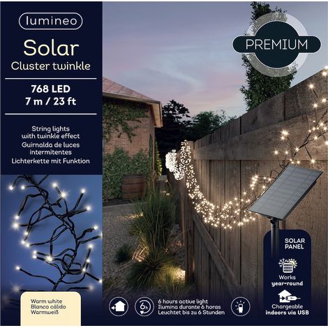 Solar Clusterbeleuchtung L700.00cm-768L