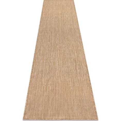 Teppich, Läufer SISAL SION A5165A Melange flach gewebt natural beige 70x200 cm