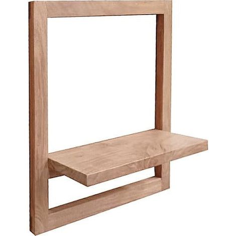 étagère murale en bois de manguier modèle siros 50x15h55 (1/2)