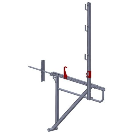 Echafaudage de toit OSSMAN® avec traversée pour mur de 0,35m - DIMOS - 2050 mm