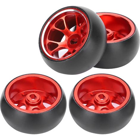 Jantes de dérive en métal avec pneus pour voiture télécommandée 1/28 Wltoys k969 - Remplacement (1/5)