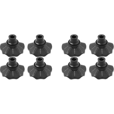 Lot de 8 embouts antidérapants pour pieds de tabouret de camping, housses de protection pour pieds de chaise d'extérieur, accessoire réglable pour chaise de pêche, 14 mm (1/5)