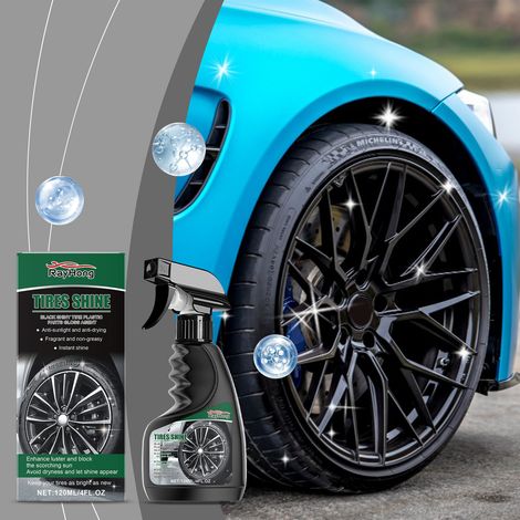 Car tire shine enhancer, tire cleaning, maintenance, polishing, brightening, and refurbishing agent plastic parts refurbishing agent -- 120ml (1/5)