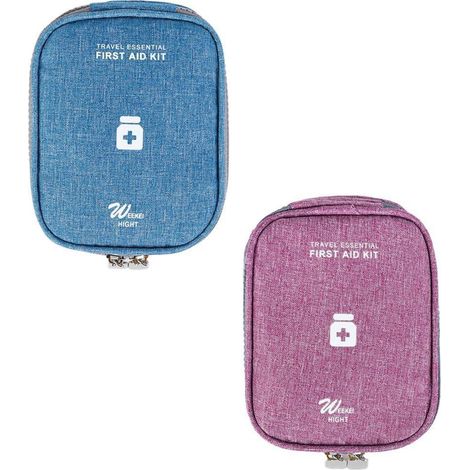 Reiseapotheke Tasche 2 Stück Klein Wasserfest Erste Hilfe Notfalltasche Oxford Stoff