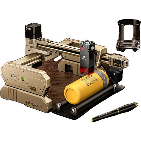 Graveur Laser, 10W de Puissance, Design Convivial, 10W Rouleau Rotatif (1/2)