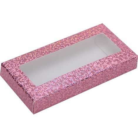 Boîte de rangement pour faux cils - Coffret organisateur 10 pièces avec paillettes rouges, étui de stockage pour extension de cils, nécessaire de maquillage. (1/5)