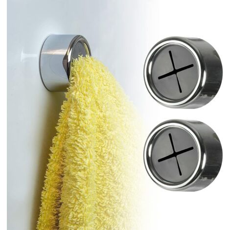 Kitchen Towel Rack, Kitchen Towel Clip, Adhesive Towel Hook, 25pcs Round Adhesive Towel Hook, Towel Clip, Kitchen Towel Hook, Self Adhesive Towel Hook for Bathroom (1/5)