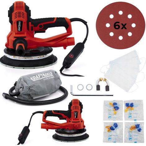 Kraft&Dele 230V 1800W Akku-Gipsschleifer mit LED-Hintergrundbeleuchtung (1/5)