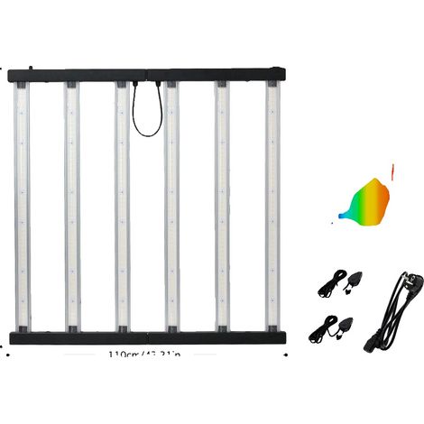 Lámpara LED de cultivo, espectro completo, regulable, 720W-SE (1/2)