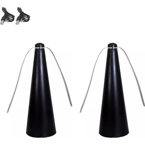 2 PCS Repelente de Insectos Voladores, Moscas y Mosquitos, Ventiladores Ahuyentadores de Insectos, Mantén los Insectos Lejos de la Comida sin Usar Productos Químicos. (1/4)