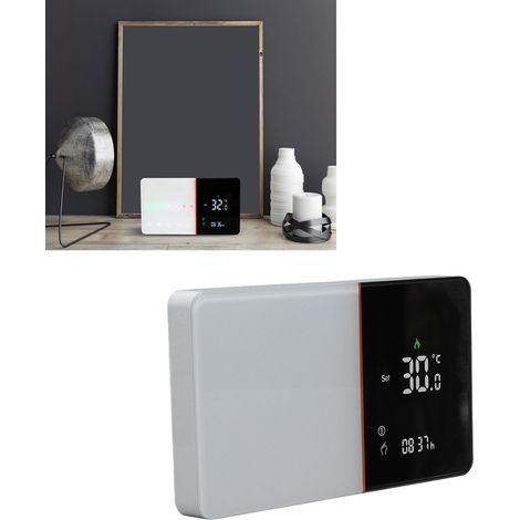 16A LCD-Thermostat für den Hausgebrauch, geeignet für elektrische Heizungen: Dual-Sensor AC95240V zur Heizungssteuerung. (1/5)