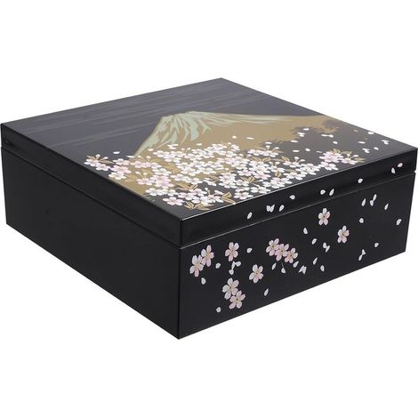 Boîte à bento japonaise traditionnelle, grande capacité et (1/5)
