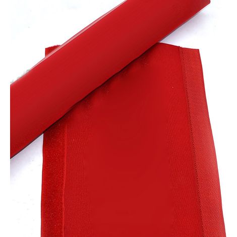 Cache-poussière de fourche avant moto, protecteur de suspension anti-chocs pour cross, étanche et résistant, rouge, kit de protection (1/4)