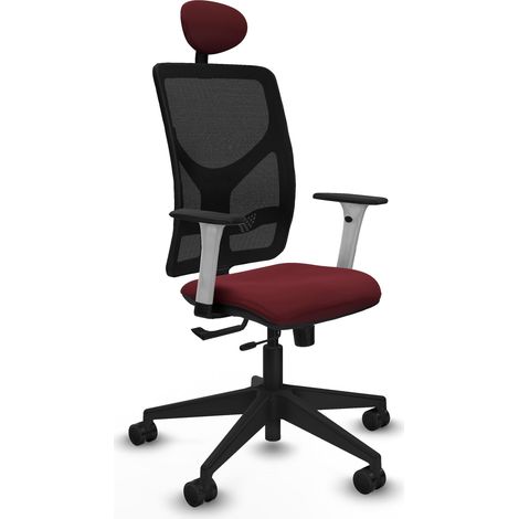 Chaise de bureau piqueras y crespo Motilla blanc support lombaire ajustable (1/2)