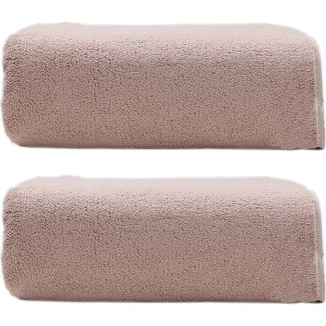 2 serviettes de sauna Divers accessoire de portail, en fibre de polyester, 70 x 135 cm, pour douche et plage (1/5)