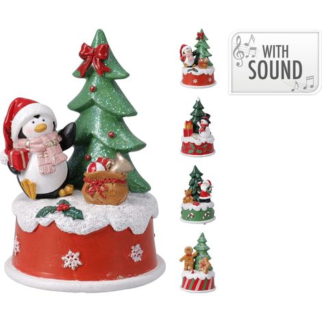 Carillon 10 x 10 x 15 cm modello assortito PERAGA CHRISTMAS