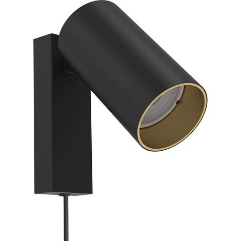 Applique LED Nowodvorski MONO 7765 GU10 nero ottone acciaio (1/2)