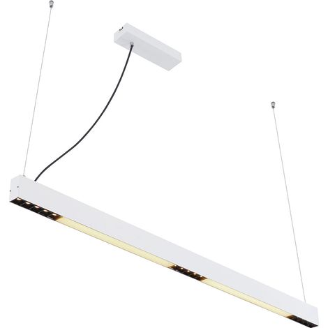 Globo - lampada a sospensione - Hodari - bianco - alluminio -