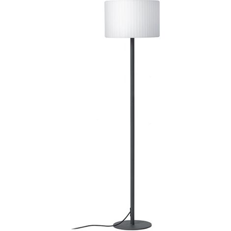 Lampada BOSANNA 150 da terra grigio antracite raso 230V E27 25W IP65
