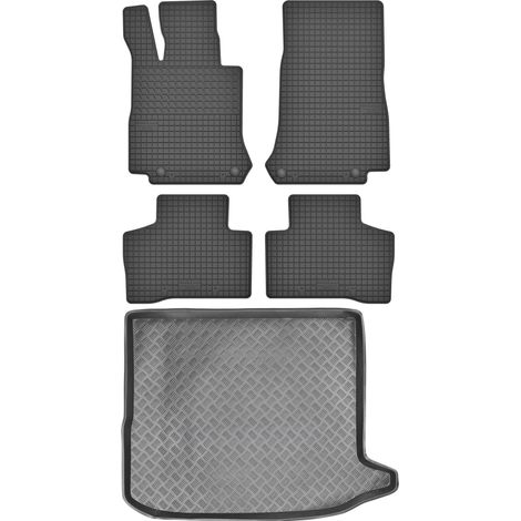 Juego de alfombrillas de goma para coche y alfombrilla para maletero para Mercedes GLC C253 Coupé (2017). (1/5)