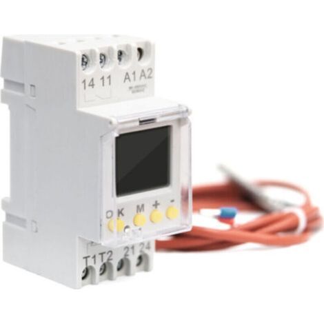 Thermostat Numérique Intelligent TH-W avec Double Affichage - Contrôleur de Température Haute Précision pour Aquarium, Incubateur, Chambre Froide Électronique et Congélateur à Fruits de Mer (1/4)