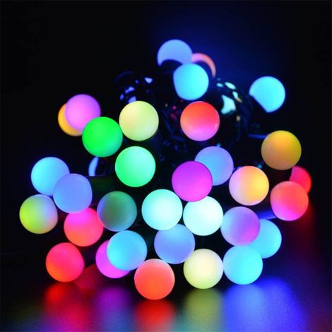Guirnalda LED de bombillas 4M 8 funciones RGB (1/2)