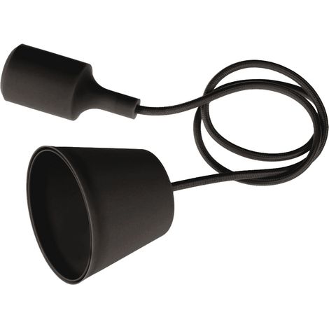 Sospensione da interno in vari colori Fantasy con portalampada E27 Century -  black