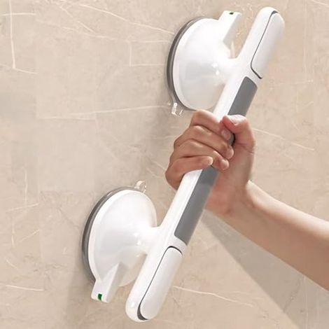 Griffe für Badewanne und Dusche, 30,5 cm (12 Zoll) Duschgriffe, rutschfeste Griffe für Senioren, bohrfreie Wandgriffe für Senioren, Duschgriffe m (1/4)