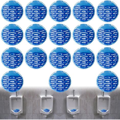 18 Pcs Urinal Sieve with Scent Stone Urinal Insert Mat Toilet Splash Guard for Toilet Men (1/5)