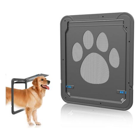 Chatiere pour Moustiquaire Facile à Installer La Liberté de Chat Verrouillable Moustiquaire de Porte pour Petit/Moyen Chat/Chien (1/5)