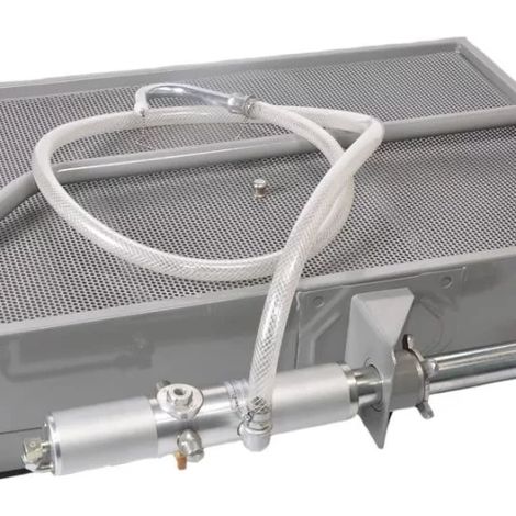 Drakkar Equipement – Bac de vidange mobile 50L – Acier – 4 roues pivotantes – Pompe pneumatique intégrée – Vidange par gravité – Dimensions 1003 x 600 x 230 mm