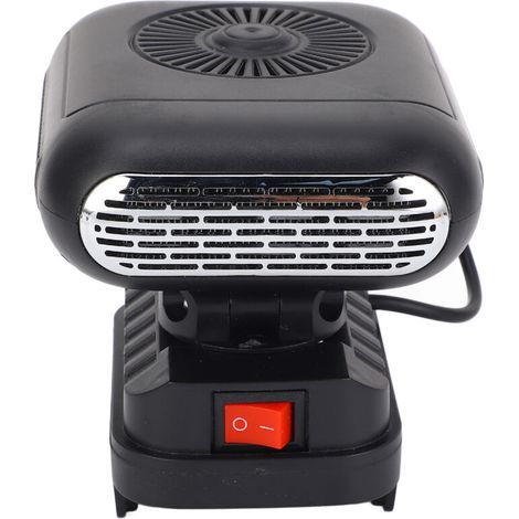 Calentador a pilas con rotación de 90 grados, 2 ajustes de temperatura, 2 puertos USB, compatible con BL1830, BL1850, BL1840, BL1845, BL1815, BL1820, BL1860B-Crezuo