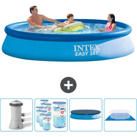 Intex Piscine Easy Set Ronde - 366x76 cm - 5-pièces SCB88 (1/5)
