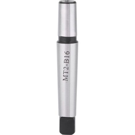 Porte-pince à perceuse conique Morse MT2 avec queue tangente B16, acier trempé haute précision (1/5)