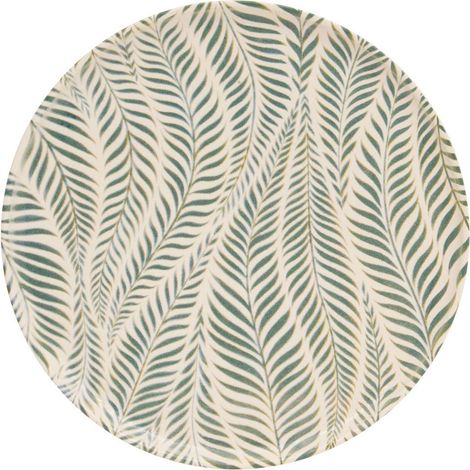 Assiette plate Gina D28cm vert - Atmosphera créateur d'intérieur (1/2)